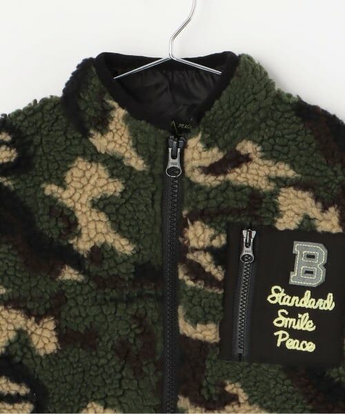 KP / ケーピー ブルゾン | 迷彩プリント ボア ジャケット | 詳細2