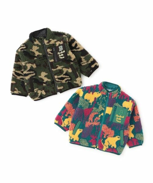 KP / ケーピー ブルゾン | 迷彩プリント ボア ジャケット | 詳細9