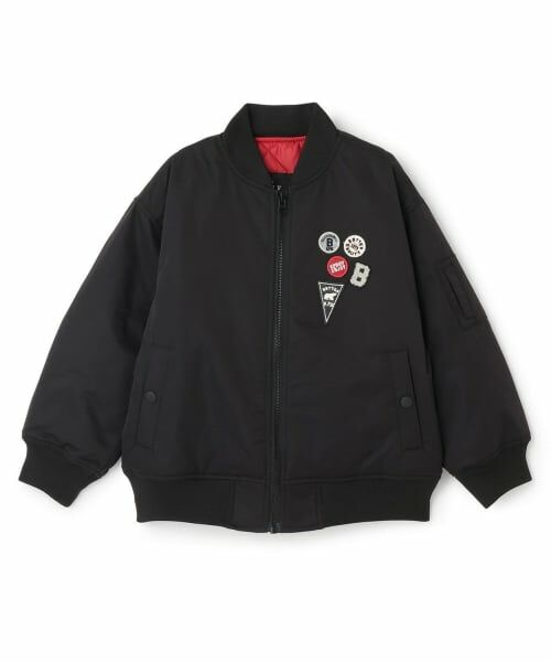 KP / ケーピー ブルゾン | MA-1 ジャケット（黒）