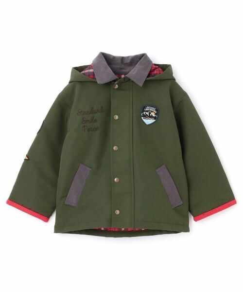 KP / ケーピー ブルゾン | ポリエステルタッサー ワークジャケット（カーキ）