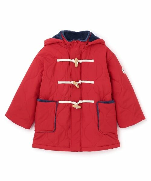KP / ケーピー その他アウター | キルティング ダッフルコート（赤）