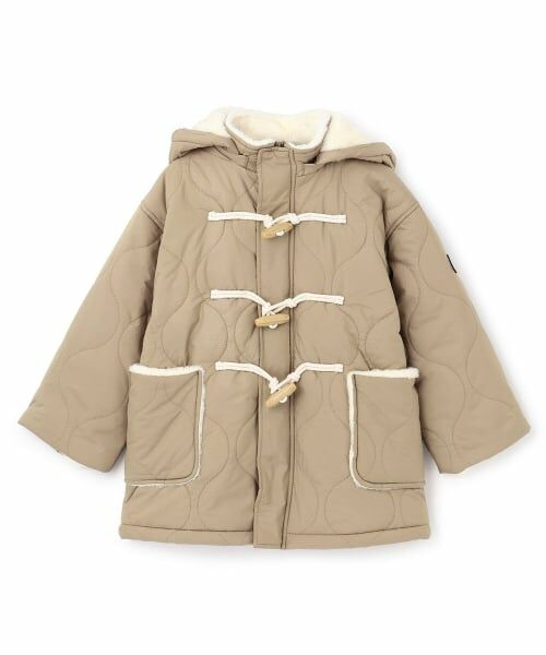 KP / ケーピー その他アウター | キルティング ダッフルコート（ベージュ）