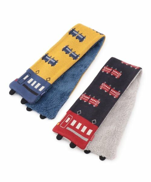 KP / ケーピー マフラー・ショール・スヌード・ストール | 電車柄 マフラー | 詳細4