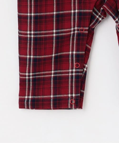 KP / ケーピー ロンパース | 先染チェック レイヤード風カバーオール | 詳細5