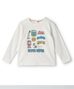 KP / ケーピー Tシャツ | 電車長袖Tシャツ