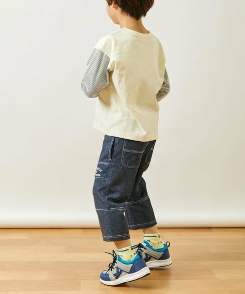 KP / ケーピー Tシャツ | ロゴクロス刺しゅう 長袖Tシャツ | 詳細12