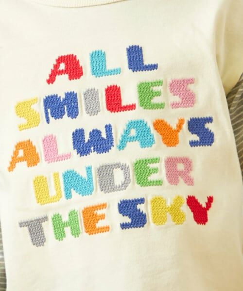 KP / ケーピー Tシャツ | ロゴクロス刺しゅう 長袖Tシャツ | 詳細13