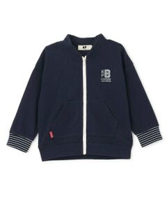 KP / ケーピー カーディガン・ボレロ | 天竺ジップアップカーディガン