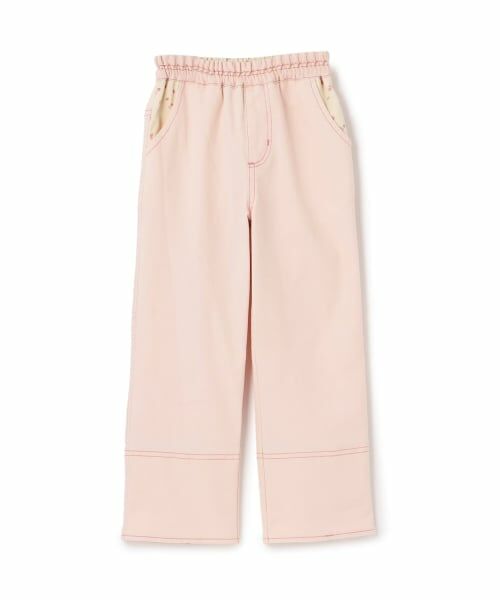 KP / ケーピー その他パンツ | ストレッチデニム ロングパンツ(ピンク)