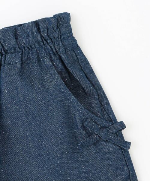KP / ケーピー ショート・ハーフ・半端丈パンツ | ラメデニム ショートパンツ | 詳細3