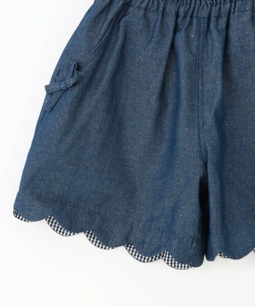 KP / ケーピー ショート・ハーフ・半端丈パンツ | ラメデニム ショートパンツ | 詳細4