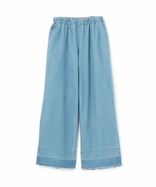 KP / ケーピー その他パンツ | 【Trois Lapins】 テンセルデニム パンツ(サックス)