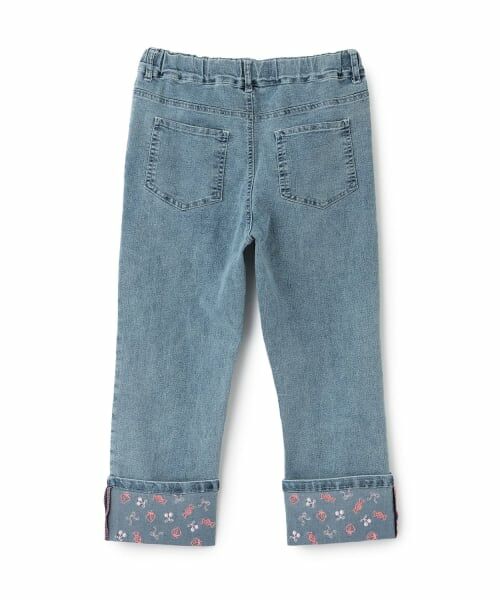 KP / ケーピー その他パンツ | 【Trois Lapins】 ストレッチデニム ロールアップパンツ | 詳細1