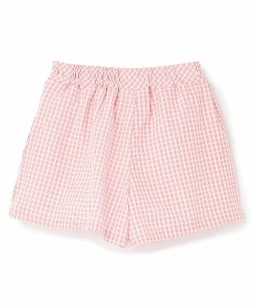 KP / ケーピー ショート・ハーフ・半端丈パンツ | 先染チェック スカパン | 詳細1
