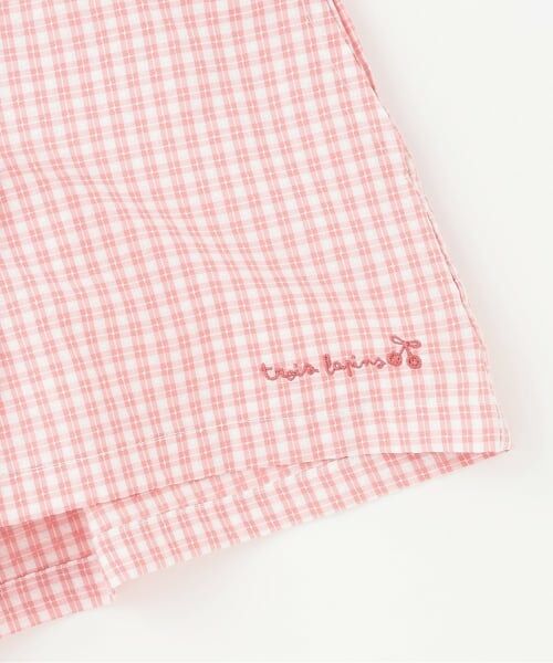 KP / ケーピー ショート・ハーフ・半端丈パンツ | 先染チェック スカパン | 詳細4