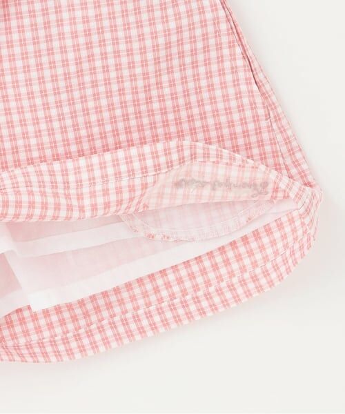 KP / ケーピー ショート・ハーフ・半端丈パンツ | 先染チェック スカパン | 詳細5