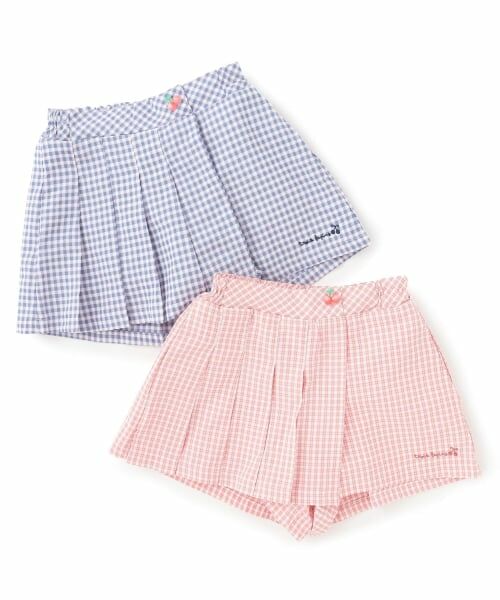 KP / ケーピー ショート・ハーフ・半端丈パンツ | 先染チェック スカパン | 詳細8