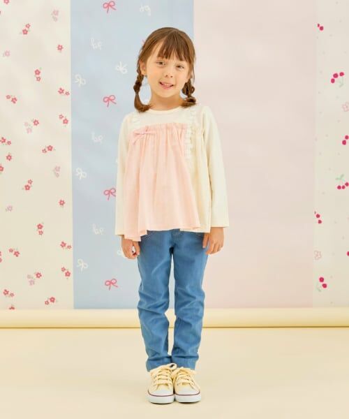 KP / ケーピー その他トップス | レース切り替え レイヤード風チュニック | 詳細15