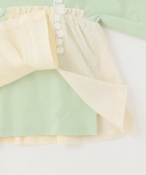 KP / ケーピー その他トップス | レース切り替え レイヤード風チュニック | 詳細5