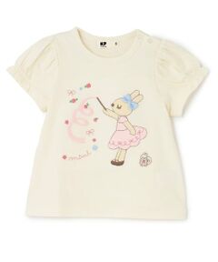KP / ケーピー Tシャツ | mimiちゃん アップリケ Tシャツ