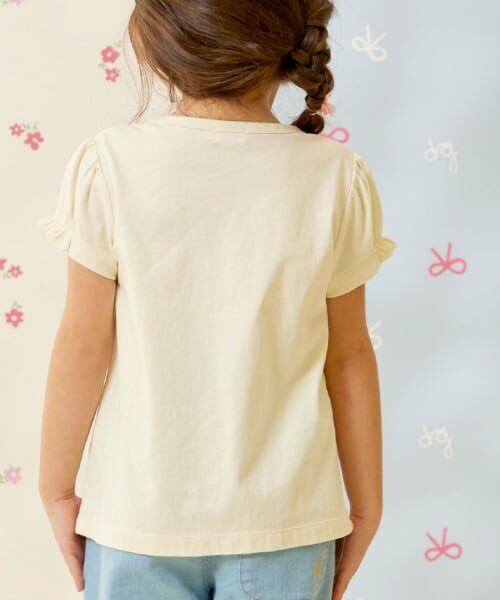 KP / ケーピー Tシャツ | mimiちゃん アップリケ Tシャツ | 詳細10