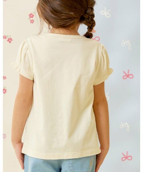 KP / ケーピー Tシャツ | mimiちゃん アップリケ Tシャツ | 詳細12