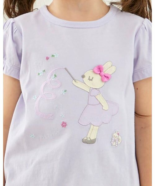 KP / ケーピー Tシャツ | mimiちゃん アップリケ Tシャツ | 詳細15