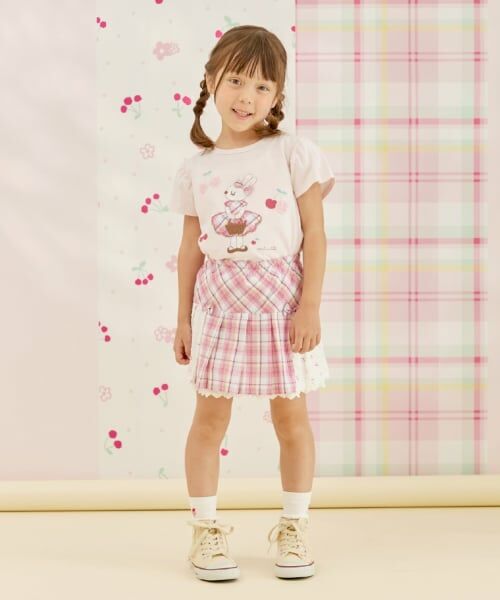 KP / ケーピー Tシャツ | mimiちゃんアップリケ 半袖Tシャツ | 詳細10