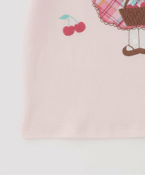 KP / ケーピー Tシャツ | mimiちゃんアップリケ 半袖Tシャツ | 詳細4