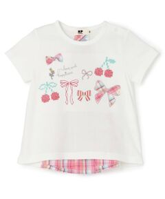 KP / ケーピー その他トップス | リボン×チェリーモチーフ 半袖チュニック