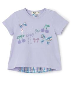 KP / ケーピー その他トップス | リボン×チェリーモチーフ 半袖チュニック