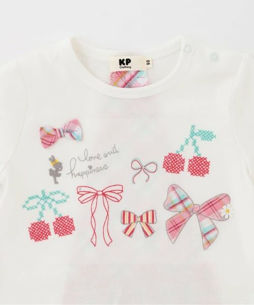 KP / ケーピー その他トップス | リボン×チェリーモチーフ 半袖チュニック | 詳細2