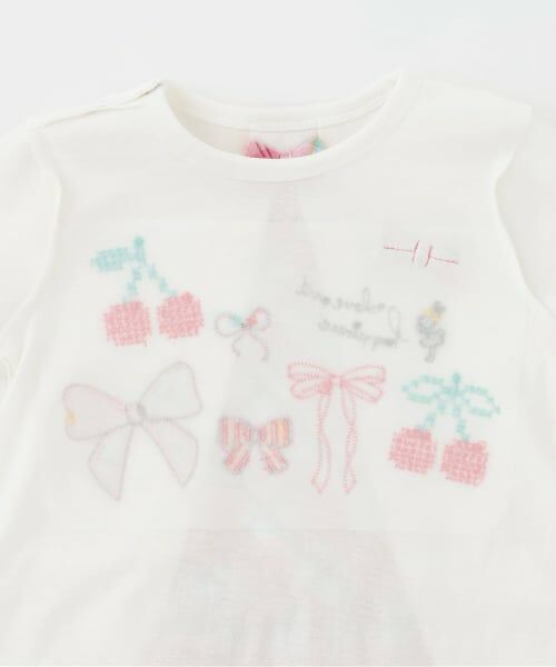 KP / ケーピー その他トップス | リボン×チェリーモチーフ 半袖チュニック | 詳細5