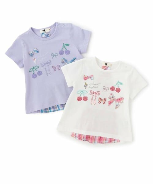 KP / ケーピー その他トップス | リボン×チェリーモチーフ 半袖チュニック | 詳細7