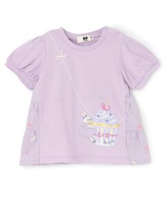 KP / ケーピー Tシャツ | 天竺×先染チェック 半袖Tシャツ