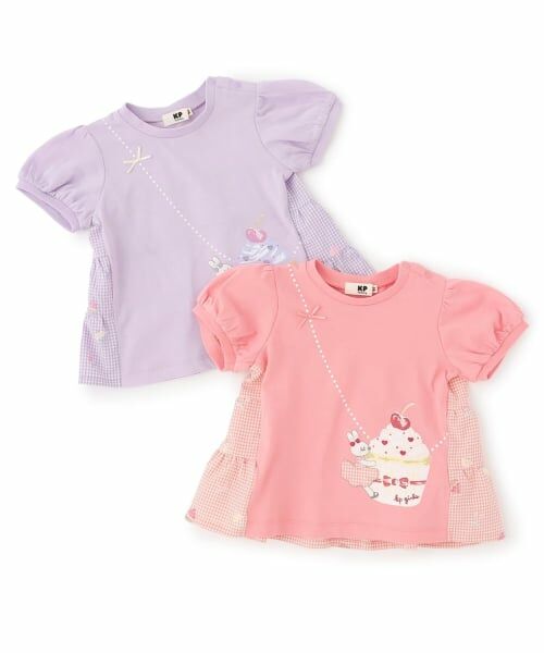 KP / ケーピー Tシャツ | 【防虫加工】天竺×先染チェック 半袖Tシャツ | 詳細7