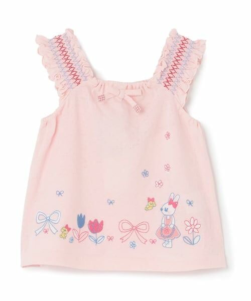 KP / ケーピー その他トップス | 【接触冷感】mimiちゃん　ノースリーブチュニック（ピンク）