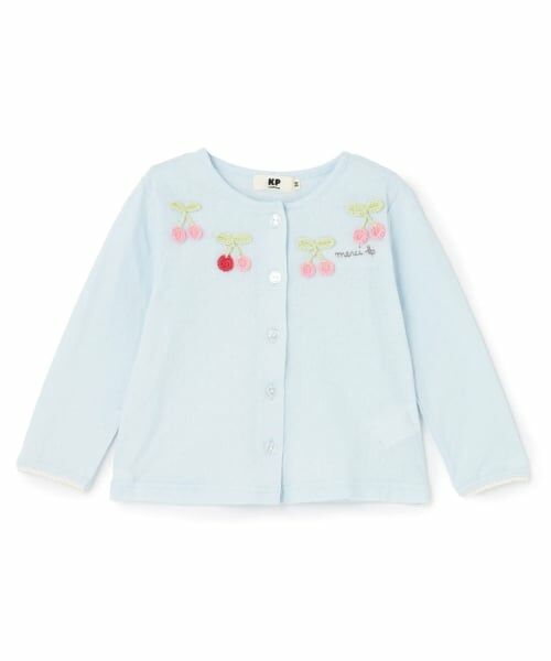 KP / ケーピー カーディガン・ボレロ | JQ天竺 カーディガン【接触冷感】（サックス）