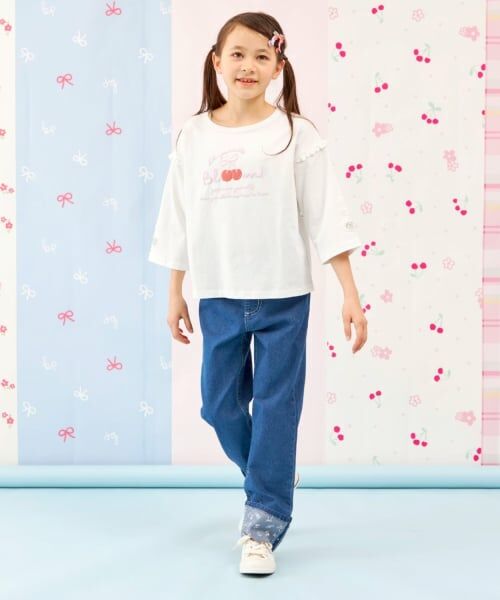 KP / ケーピー Tシャツ | 【Trois Lapins】 7分袖Ｔシャツ | 詳細13