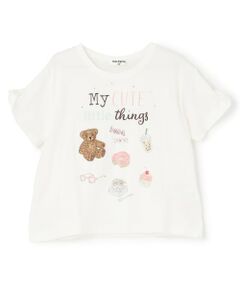 KP / ケーピー Tシャツ | 【Trois Lapins】 くまグラフィック Tシャツ