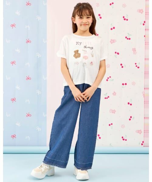 KP / ケーピー Tシャツ | 【Trois Lapins】 くまグラフィック Tシャツ | 詳細15