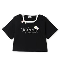KP / ケーピー Tシャツ | 【Trois Lapins】 フェイクレイヤード 5分袖Tシャツ