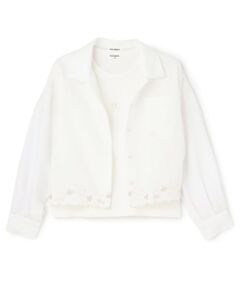 KP / ケーピー シャツ・ブラウス | 【Trois Lapins】 サッカーストライプシャツ×インナー セット