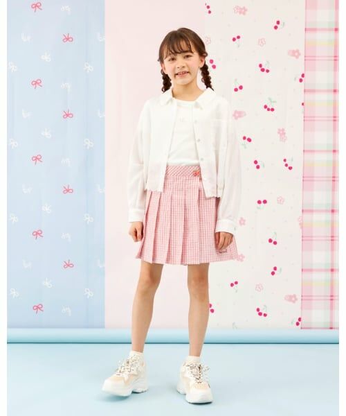 KP / ケーピー シャツ・ブラウス | 【Trois Lapins】 サッカーストライプシャツ×インナー セット | 詳細21