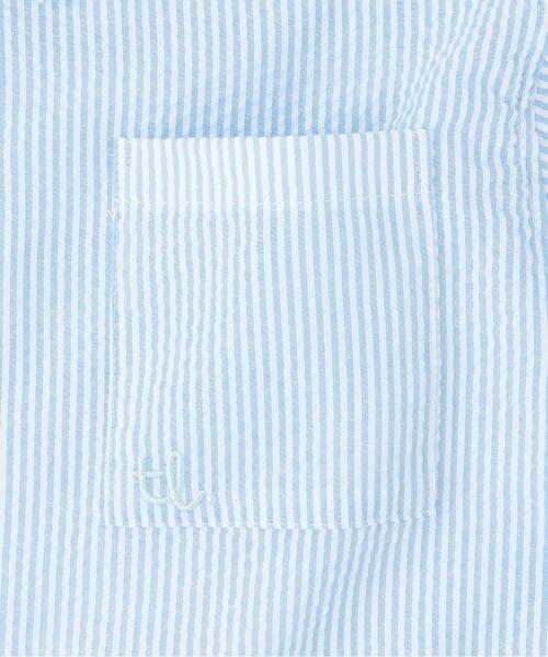 KP / ケーピー シャツ・ブラウス | 【Trois Lapins】 サッカーストライプシャツ×インナー セット | 詳細4