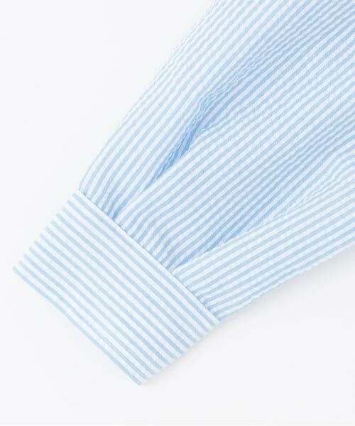 KP / ケーピー シャツ・ブラウス | 【Trois Lapins】 サッカーストライプシャツ×インナー セット | 詳細5