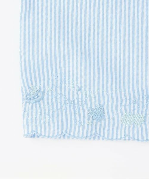 KP / ケーピー シャツ・ブラウス | 【Trois Lapins】 サッカーストライプシャツ×インナー セット | 詳細6