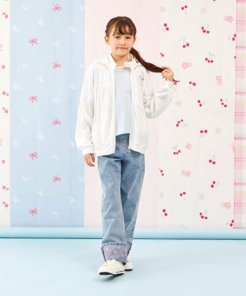 KP / ケーピー カーディガン・ボレロ | 【Trois Lapins】 ジップアップ カーディガン 【接触冷感】 | 詳細12