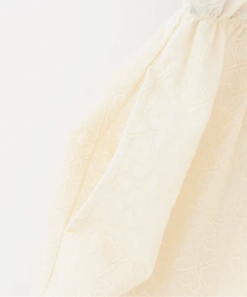 KP / ケーピー ミニ丈・ひざ丈ワンピース | 天竺×綿レース クローバー柄 ワンピース | 詳細5
