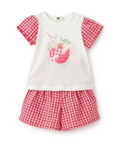 KP / ケーピー Tシャツ | 天竺×先染チェック 上下セット